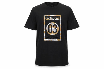 Mens UK Size M adidas Black  T-Shirt