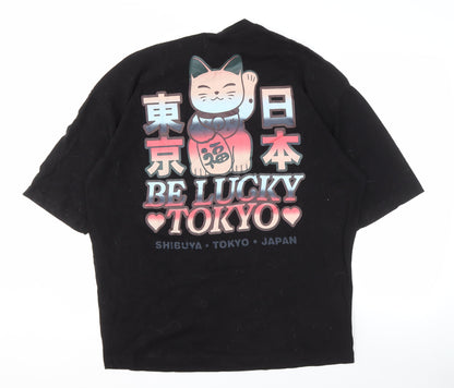 Mens UK Size S ASOS DESIGN Black  T-Shirt