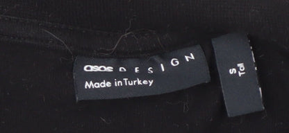 Mens UK Size S ASOS DESIGN Black  T-Shirt