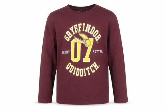 Harry Potter Boys Red Long Sleeve T-Shirt Size 8 Years