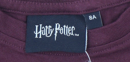 Harry Potter Boys Red Long Sleeve T-Shirt Size 8 Years
