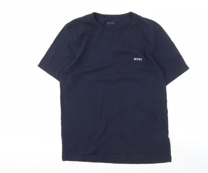 Mens UK Size L Boss Blue  T-Shirt