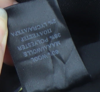 River Island Men's Black Trousers, 30W 32L, Formal Wear