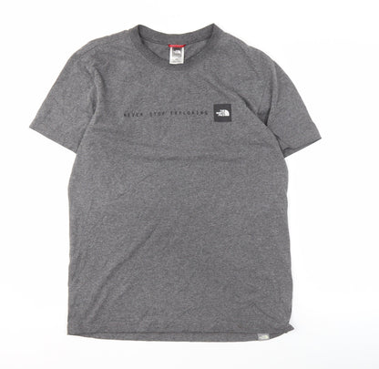 The North Face Men's Grey Crew Neck T-Shirt M