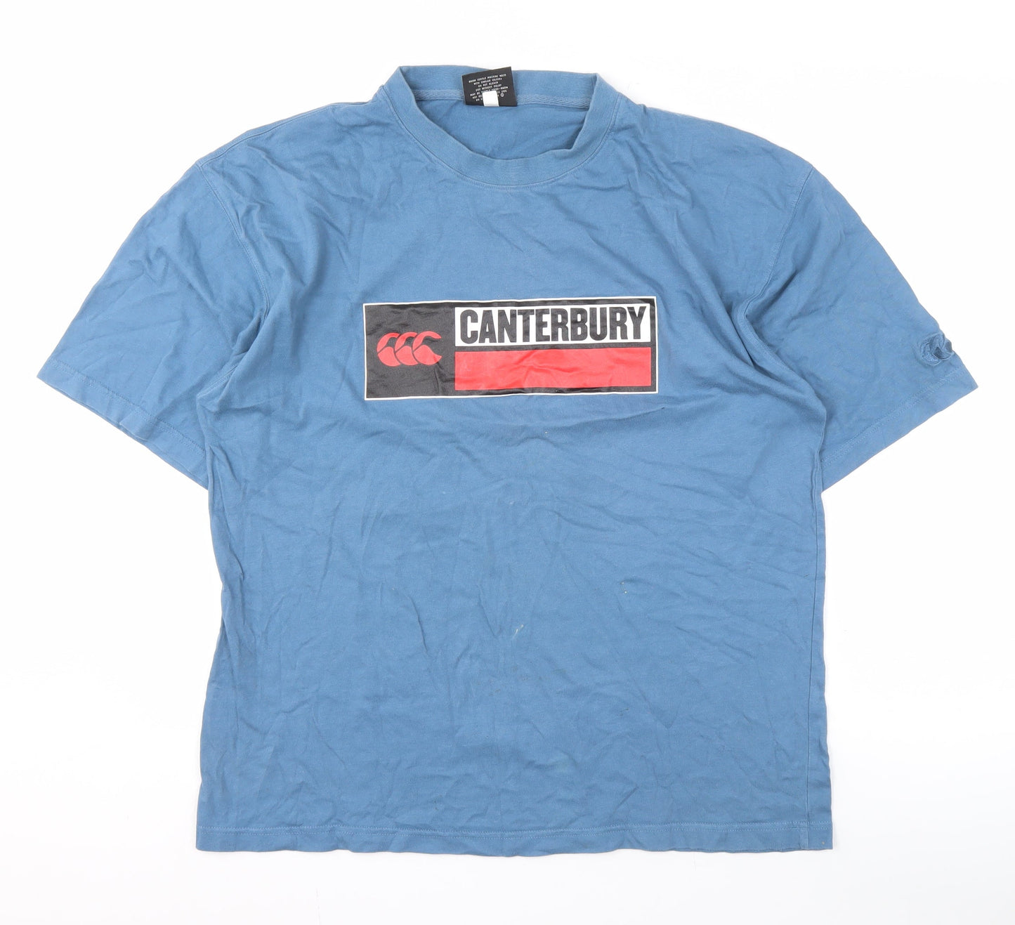Mens UK Size M Canterbury Blue  T-Shirt