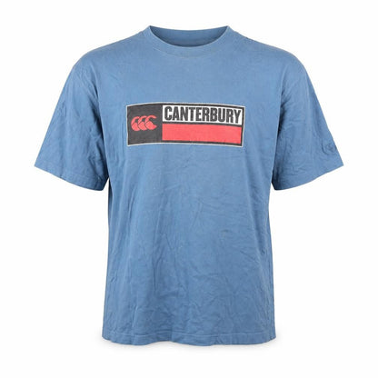 Mens UK Size M Canterbury Blue  T-Shirt
