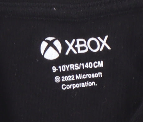 XBOX Boys Black Graphic T-Shirt 9-10 Years