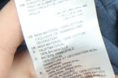 Adidas Men's Blue Cotton Short Sleeve T-Shirt, Size S