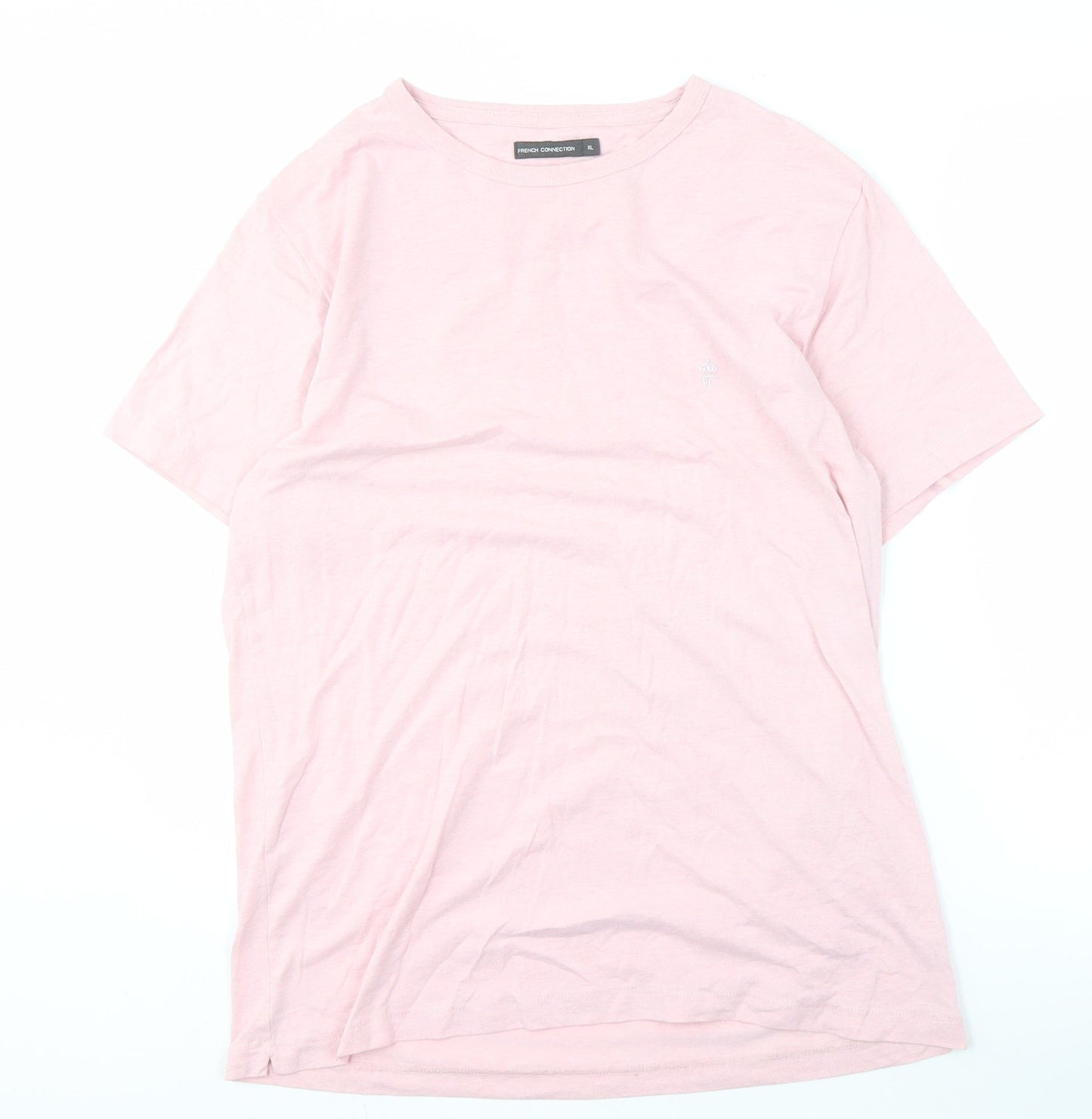 Mens UK Size XL French Connection Pink  T-Shirt