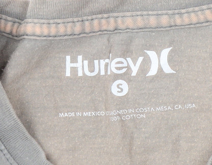 Mens UK Size S Hurley Grey  T-Shirt