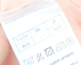 Damart Women's Beige Scoop Neck Long Sleeve Top