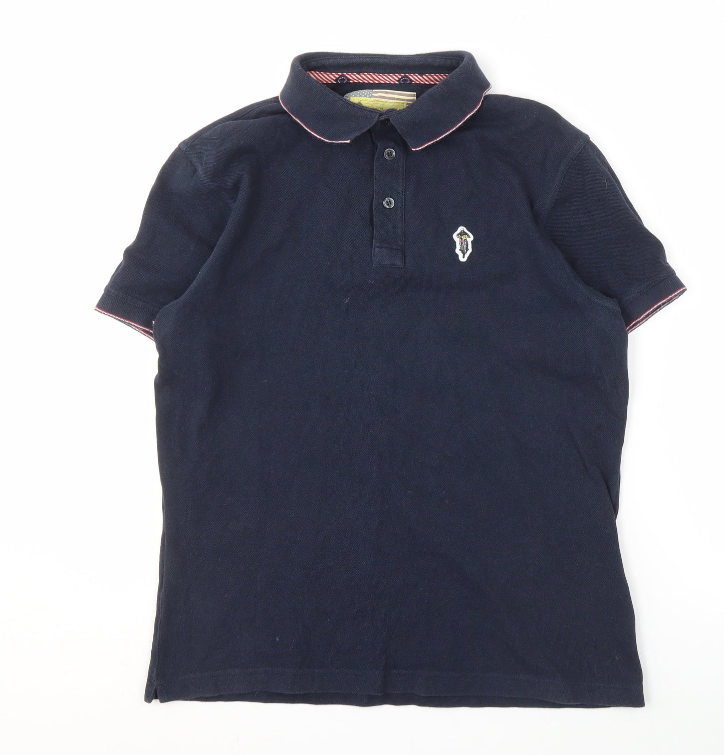 Barbour Men's Blue M Horse Graphic Polo