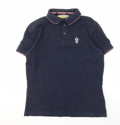 Barbour Men's Blue M Horse Graphic Polo