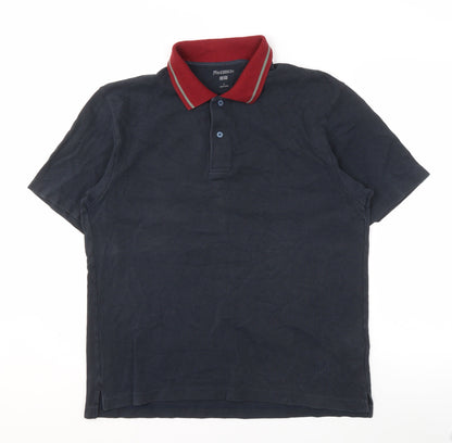 JW Anderson x UNIQLO Men's Blue Polo Shirt Size M