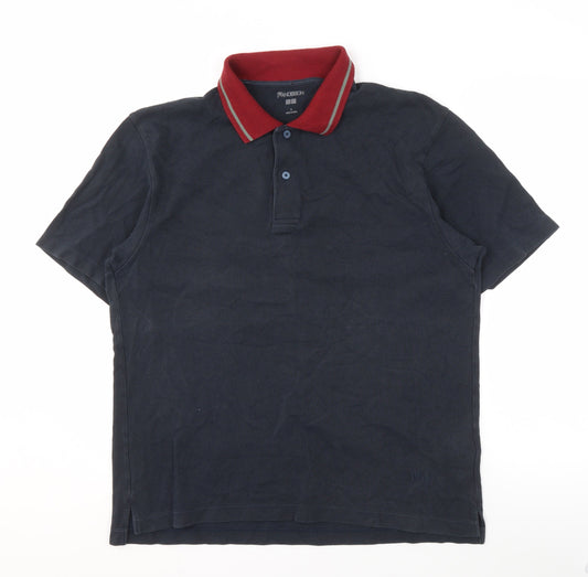 JW Anderson x UNIQLO Men's Blue Polo Shirt Size M