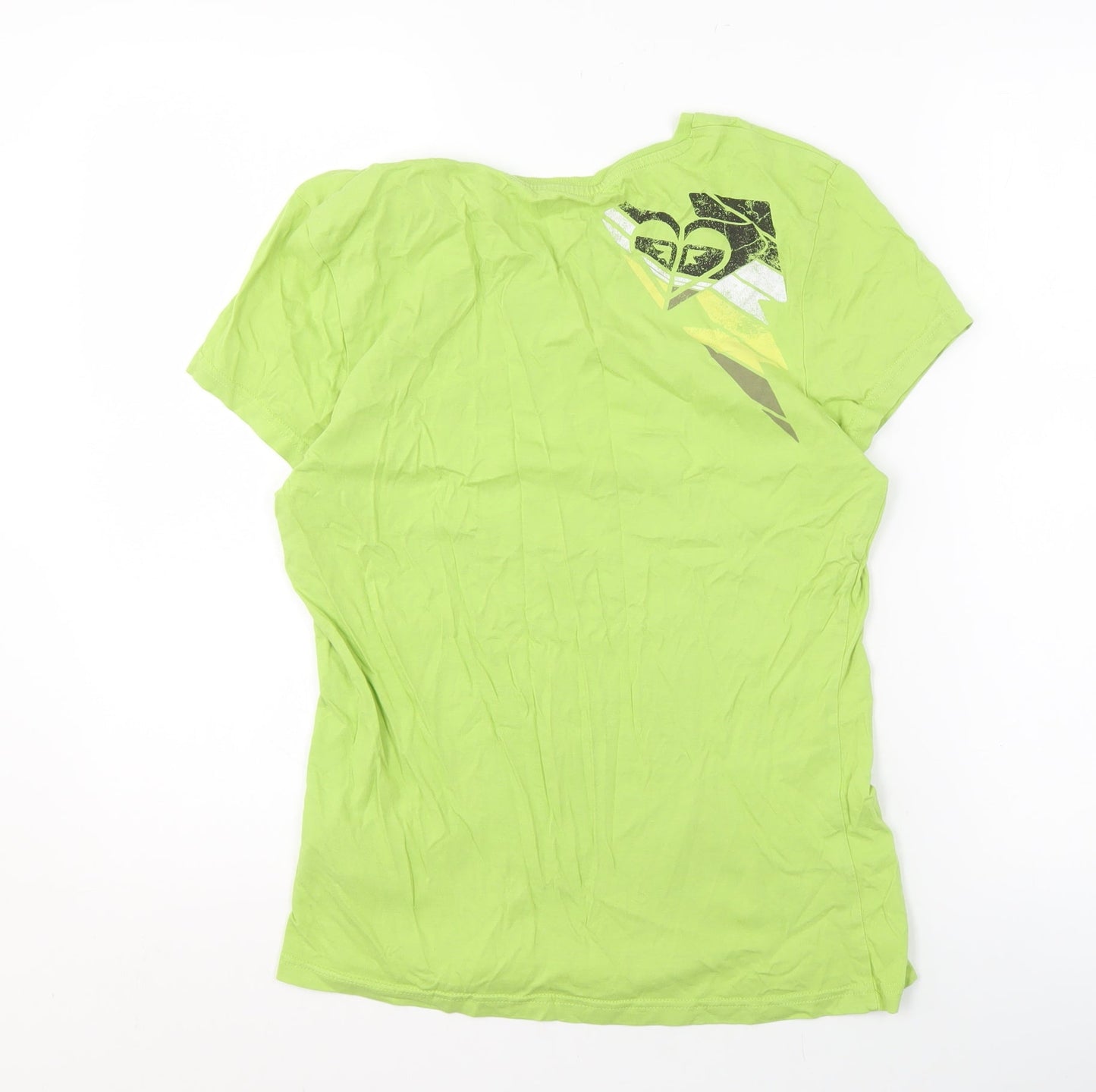 Womens UK Size XL ROXY Green Basic T-Shirt
