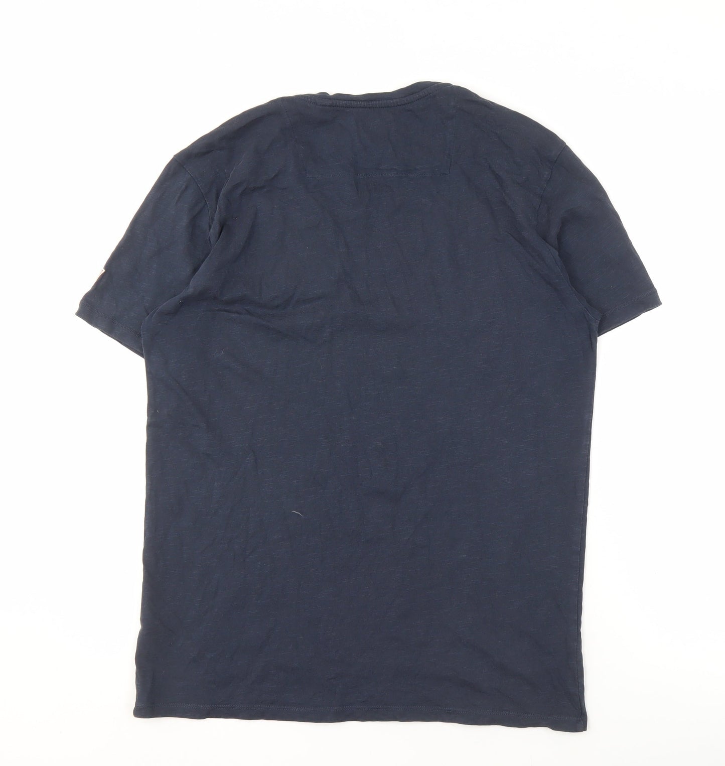 Mens UK Size M GUESS Blue  T-Shirt