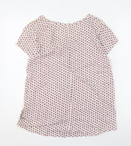 Gap Women's Multicoloured Floral V-Neck Top