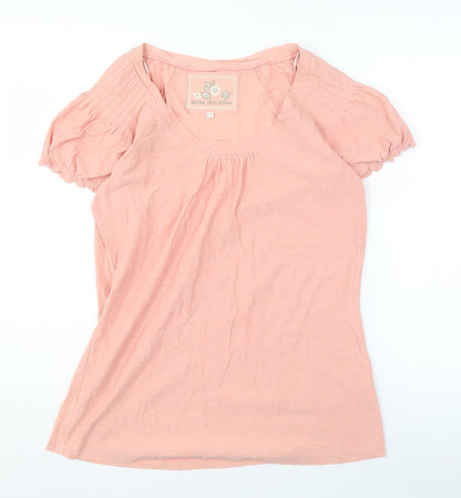 Womens UK Size 14 Rocha John Rocha Pink Basic T-Shirt