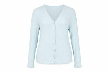 hankthreacl Women's Blue Cardigan V-Neck Size 16