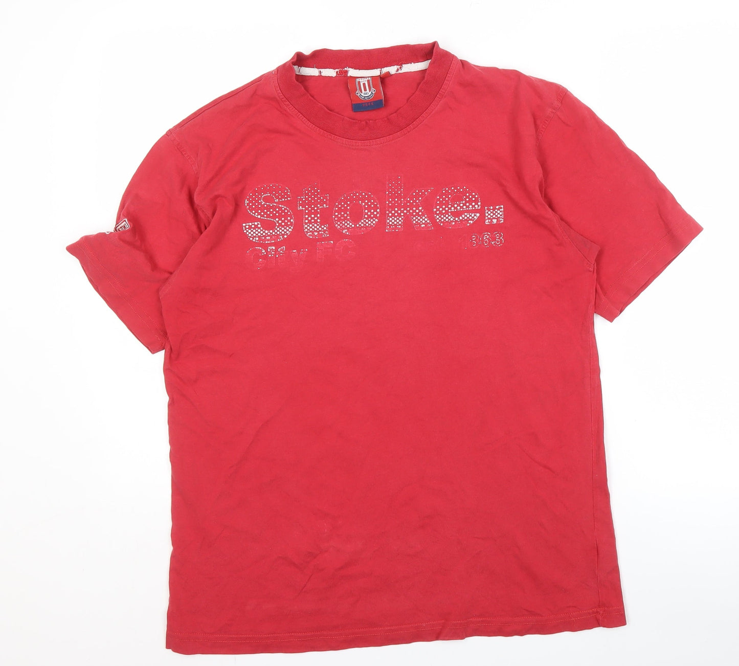 Stoke City FC Men's Red Medium Sports T-Shirt