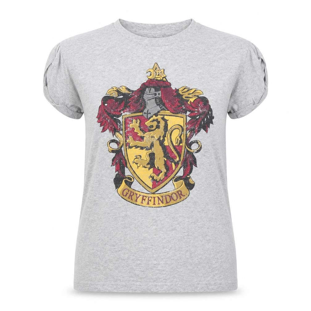 Front view of Harry Potter Gryffindor Grey T-Shirt - unisex, size 10