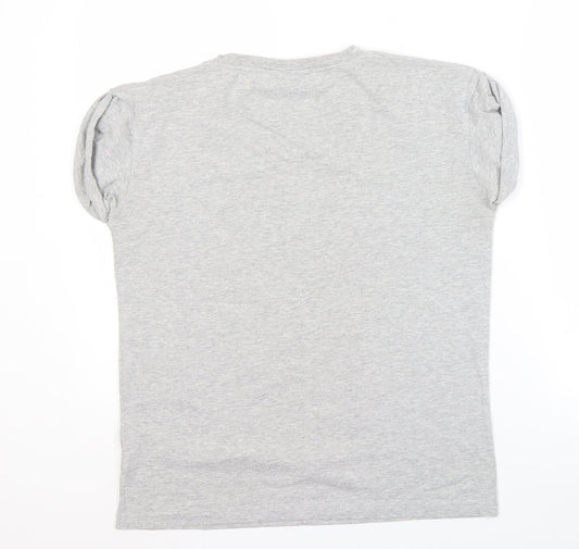 Unisex Adults UK Size 10 Harry Potter Grey Basic T-Shirt