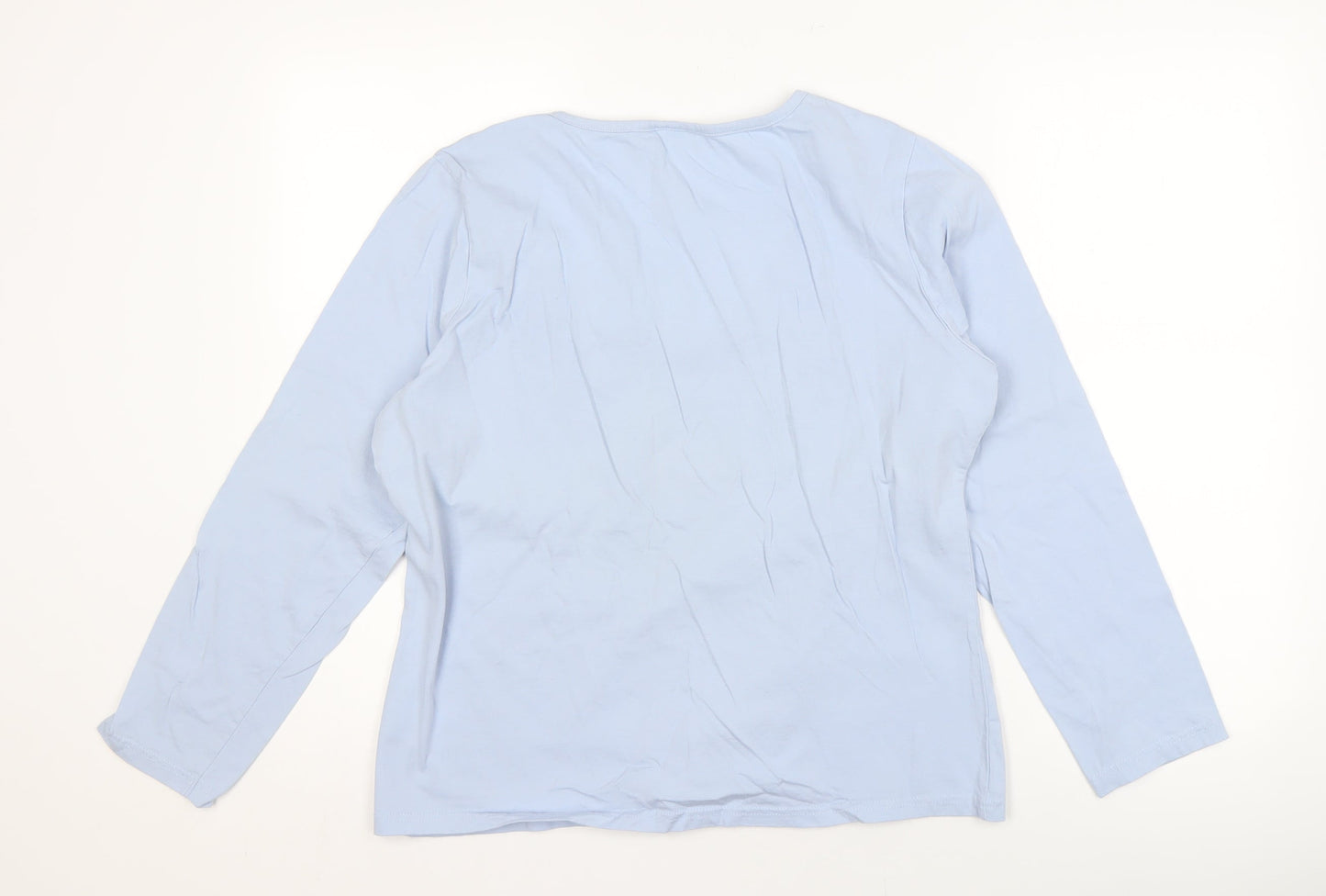 Damart Women’s Blue Cotton T-Shirt Size 18/20