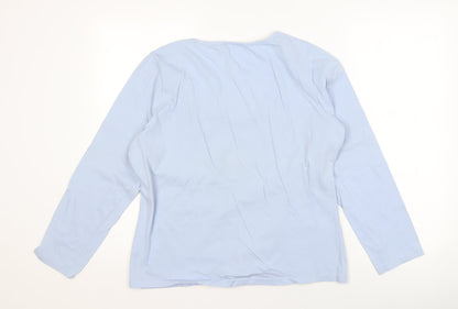 Damart Women’s Blue Cotton T-Shirt Size 18/20