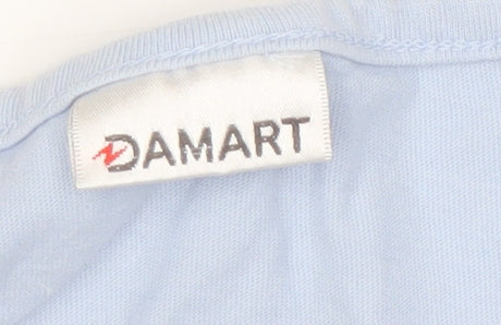 Damart Women’s Blue Cotton T-Shirt Size 18/20