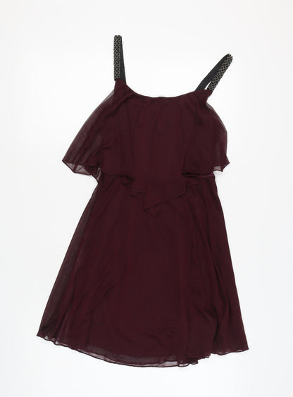 New Look Women's Purple Sleeveless Strappy Dress