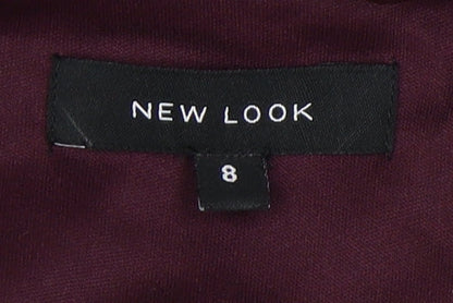 New Look Women's Purple Sleeveless Strappy Dress