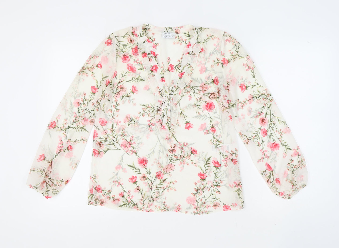 Style Chart Women's Multicoloured Floral Blouse Size 8