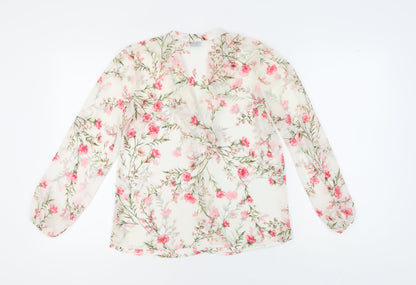 Style Chart Women's Multicoloured Floral Blouse Size 8