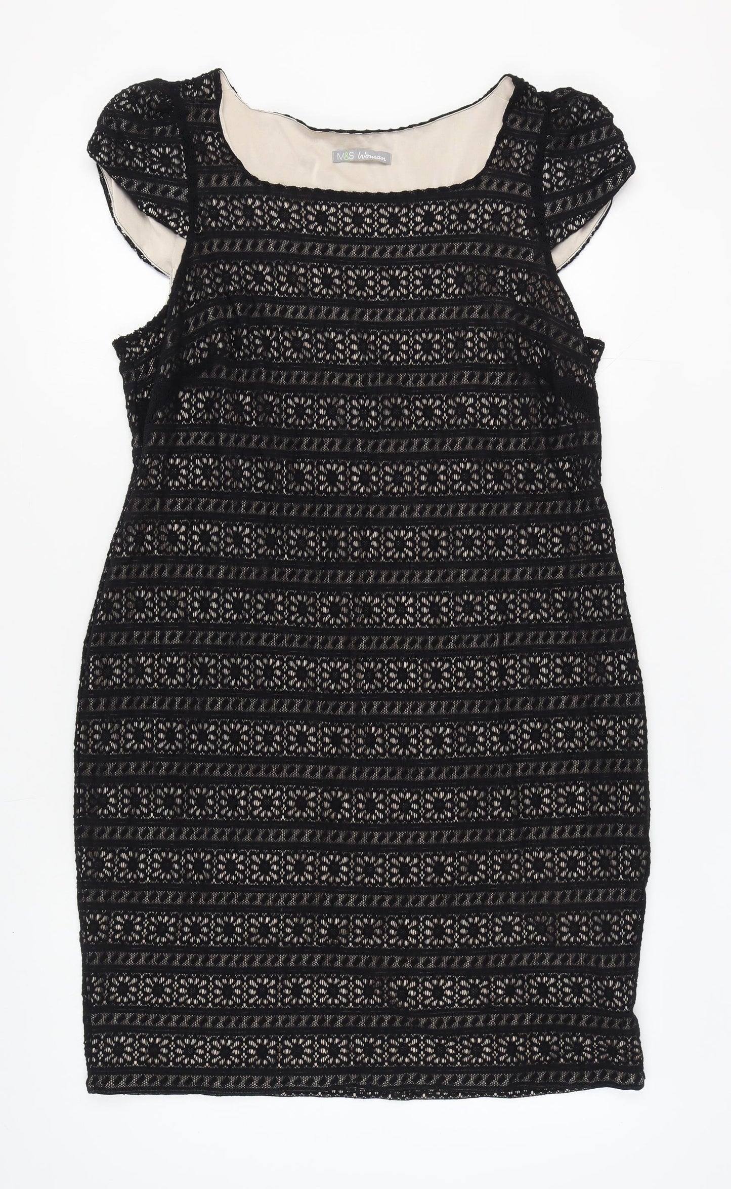 Marks and Spencer Women's Black Lace Dress Size 20
