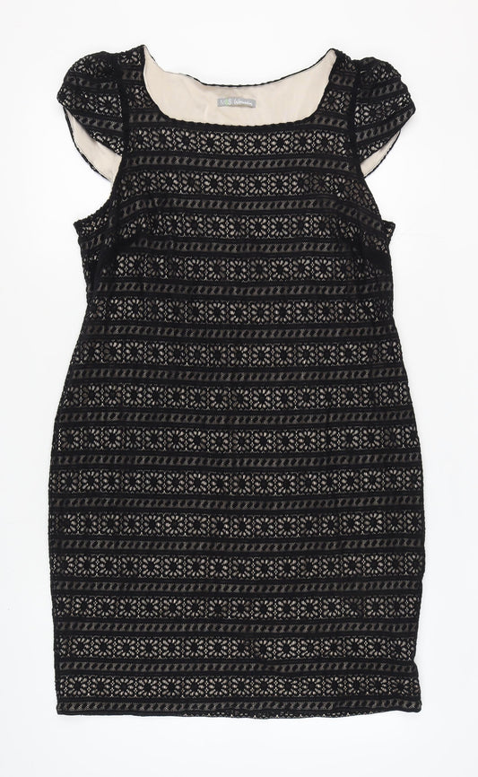 Marks and Spencer Women's Black Lace Dress Size 20