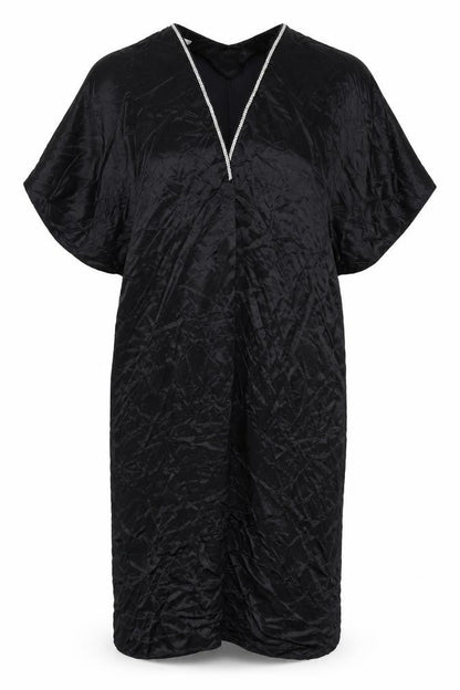 Zara Women's Black Beaded Dress Size 8