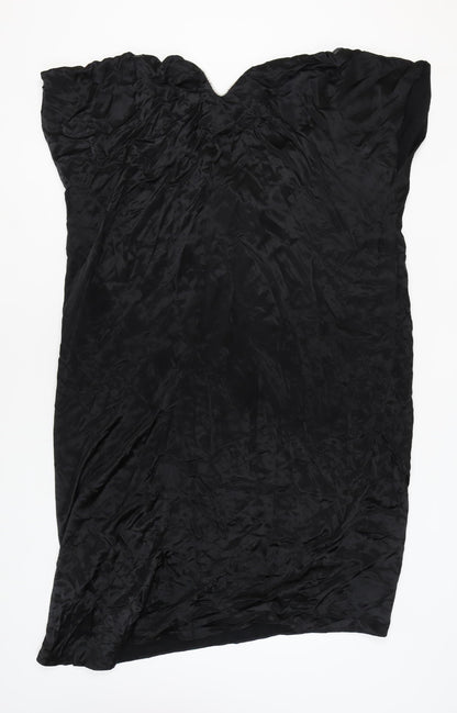 Zara Women's Black Beaded Dress Size 8