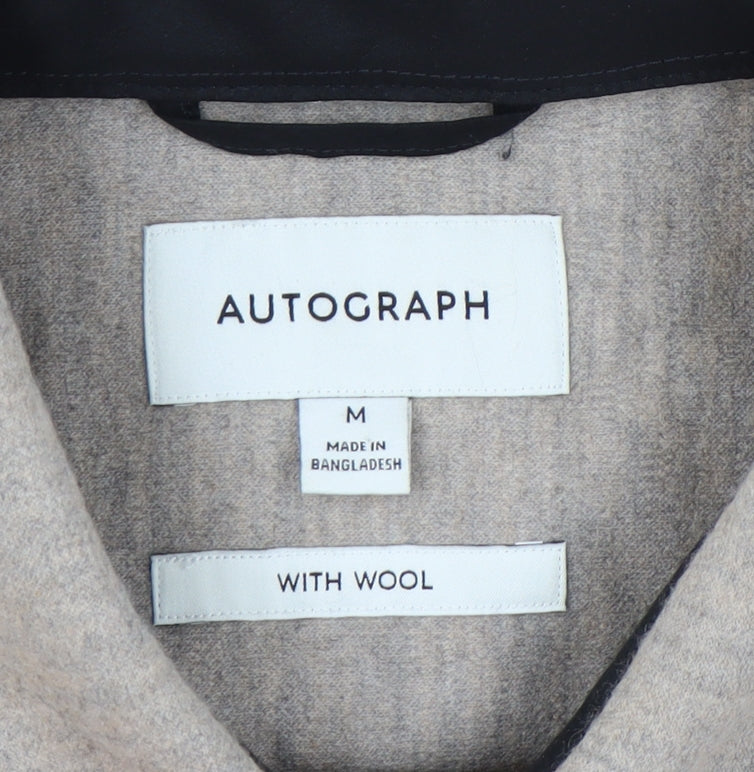 Mens UK Size M Marks and Spencer Beige Basic Jacket