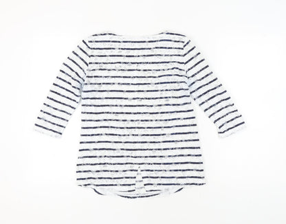 Womens UK Size 10 Marks and Spencer White Basic T-Shirt