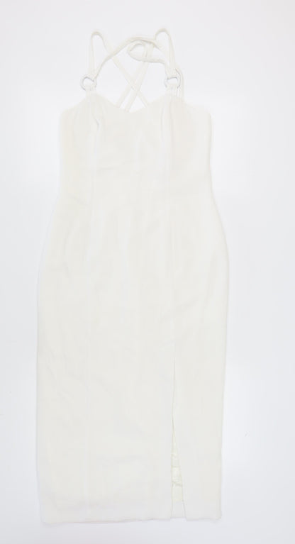 Gerald McCann White Dress Women's Size 12 Sleeveless