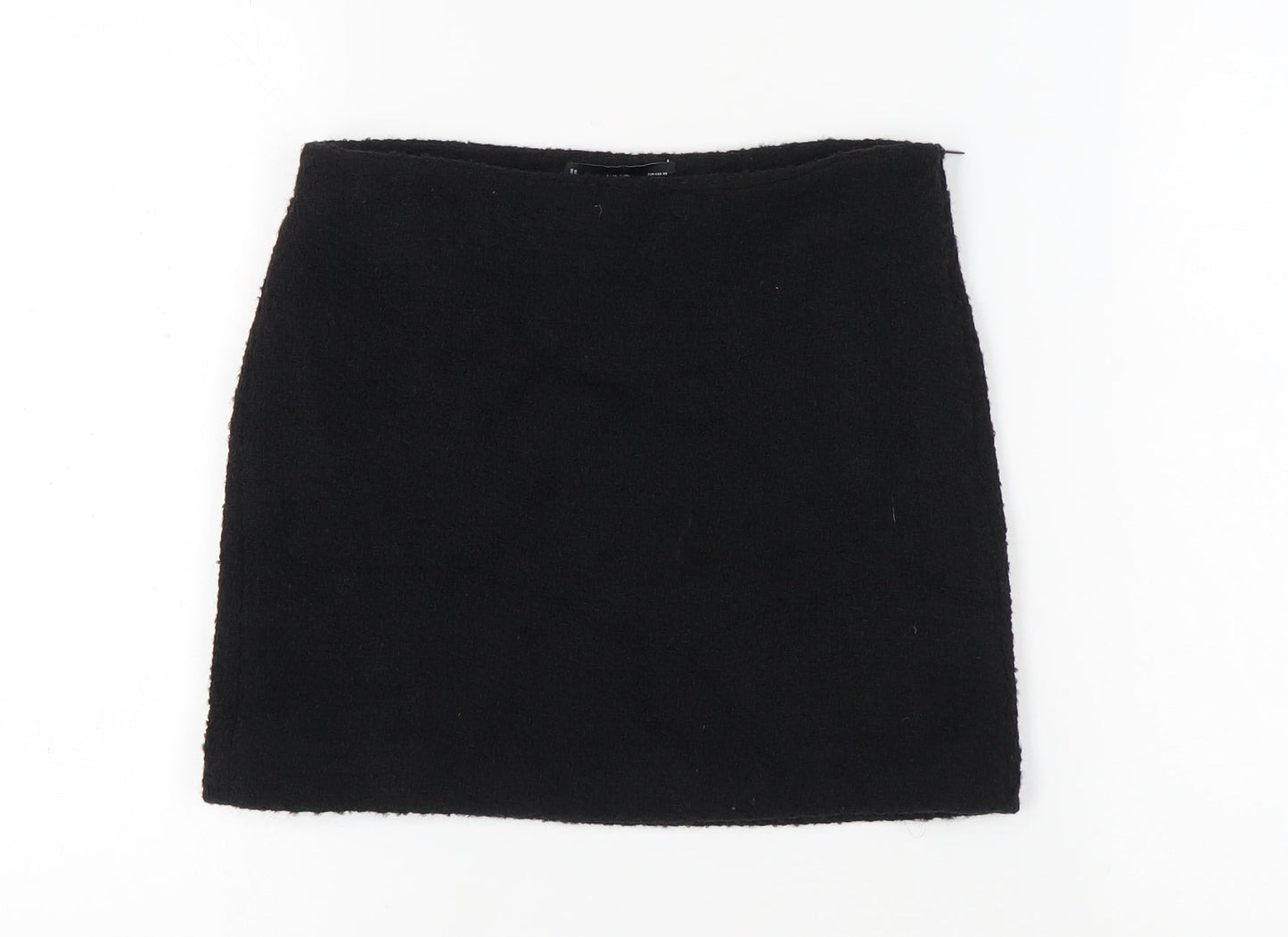 MNG Women’s Black Pencil Skirt XS Cotton Blend