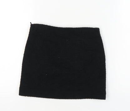 MNG Women’s Black Pencil Skirt XS Cotton Blend