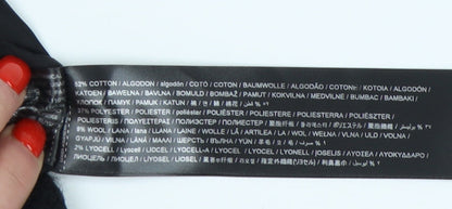 MNG Women’s Black Pencil Skirt XS Cotton Blend