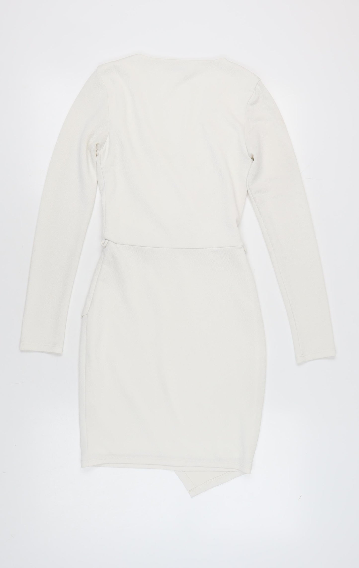 Miss Selfridge Women's White Wrap Dress Size 4