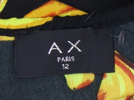 AX Paris Women's Black Short Dress Size 12