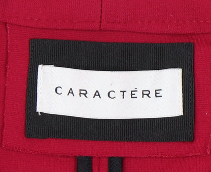 Caractère Red Women's Blazer, Size 16, One-Button, Formal