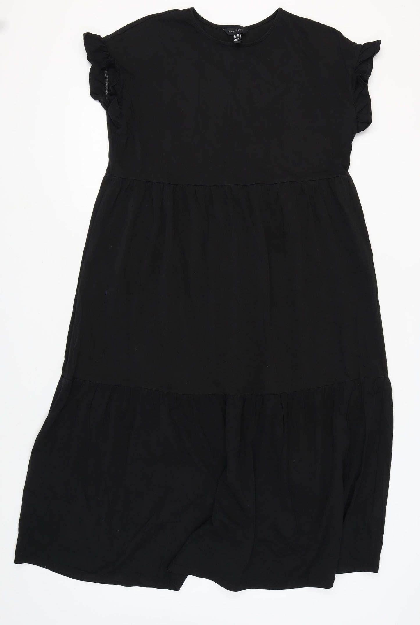 New Look Women's Black Short Sleeve Shift Dress