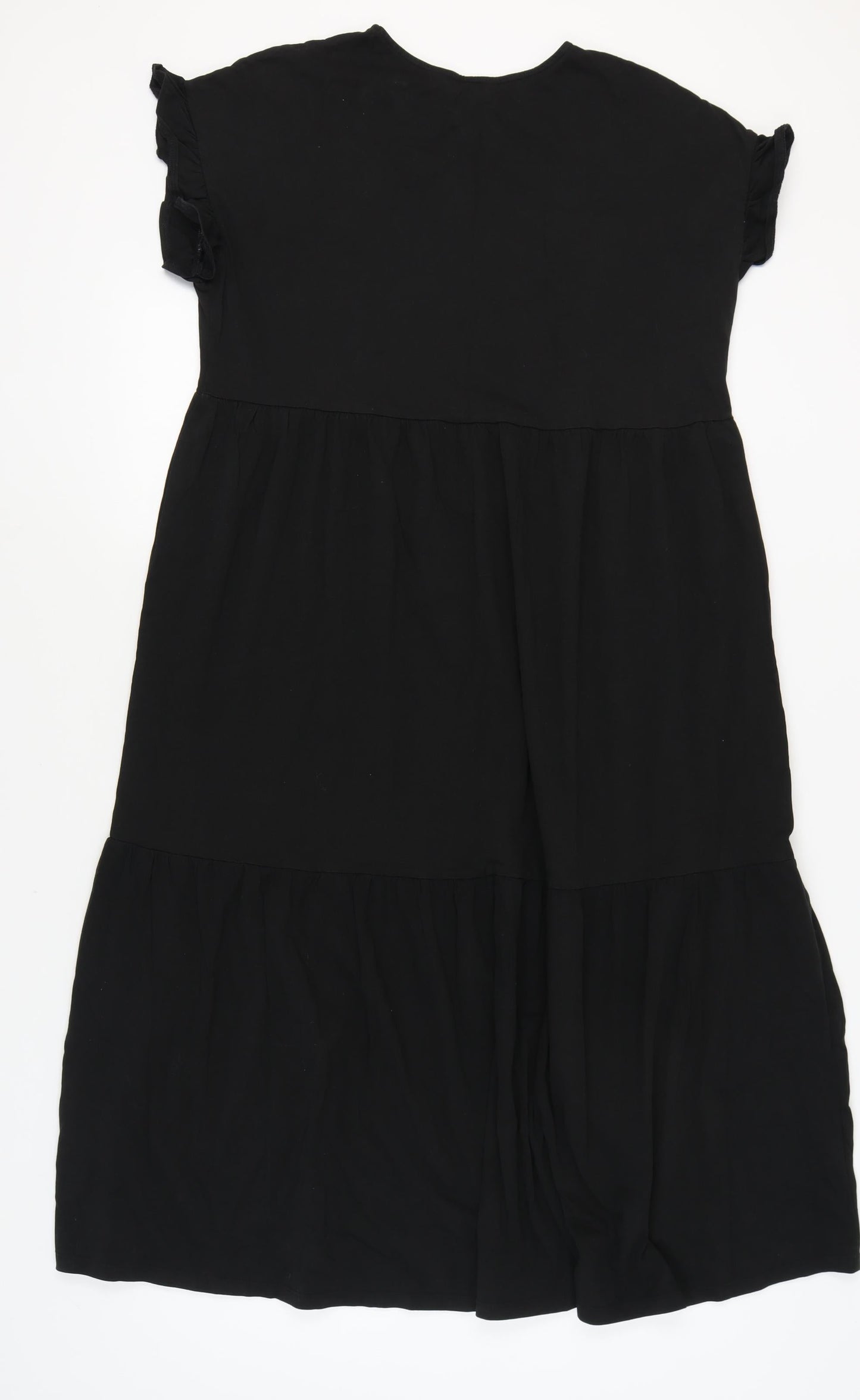 New Look Women's Black Short Sleeve Shift Dress