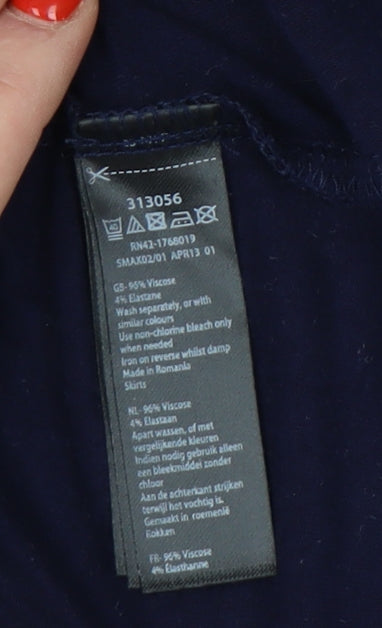 Monsoon Women's Blue A-Line Long Skirt, M